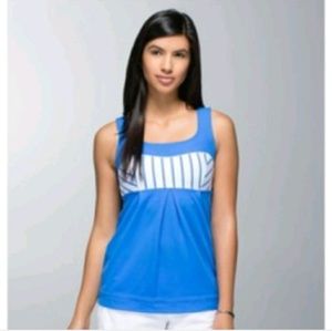 Lululemon blue signature elevate tank